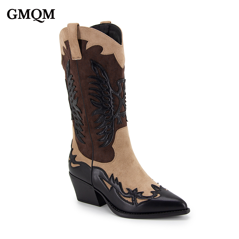 Vintage Zipper - GMQM 2025 Women's Mid Calf Boot