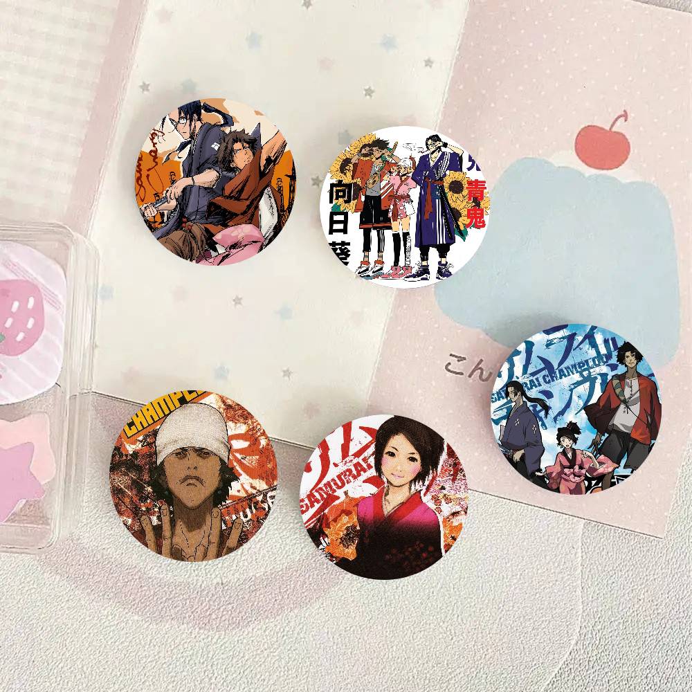 Collectible Vintage Brooches - Vintage Samurai Champloo Anime Pins Brooch