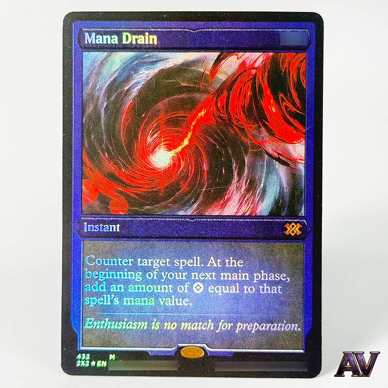 Vintage Game Collection - (English) Mana Drain Holofoil Card 432