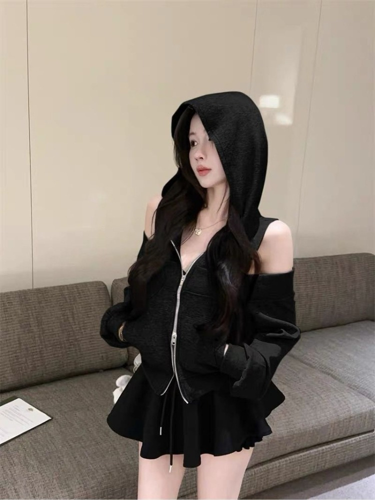 Vintage Zip Hoodie - Y2k American Vintage Zip Up Hoodies