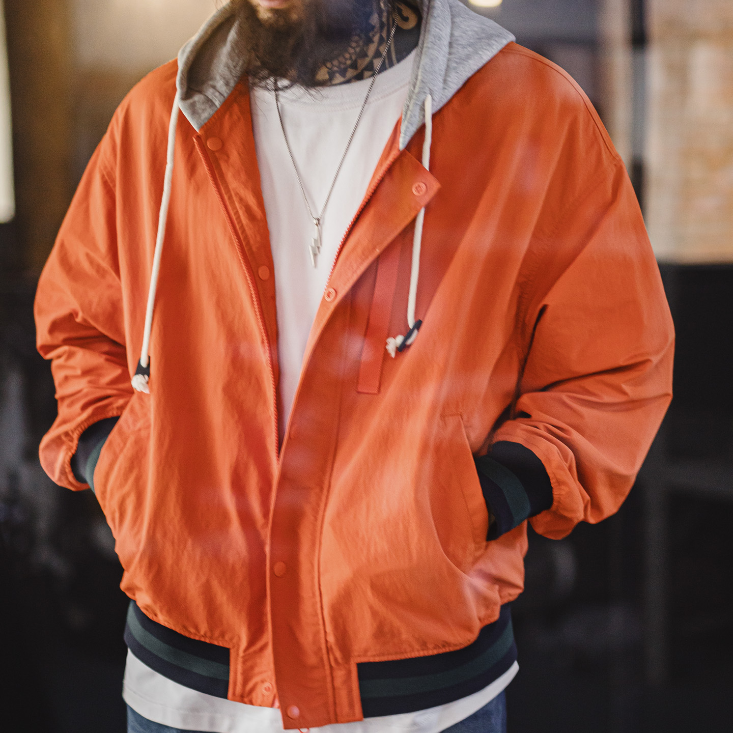 Maden Men's Vintage Colorblock - Vintage Zip Hoodie incelemesi ve fiyatı