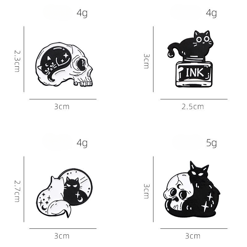 Cute Black Cat Collection Plan - Collectible Vintage Brooches incelemesi ve fiyatı