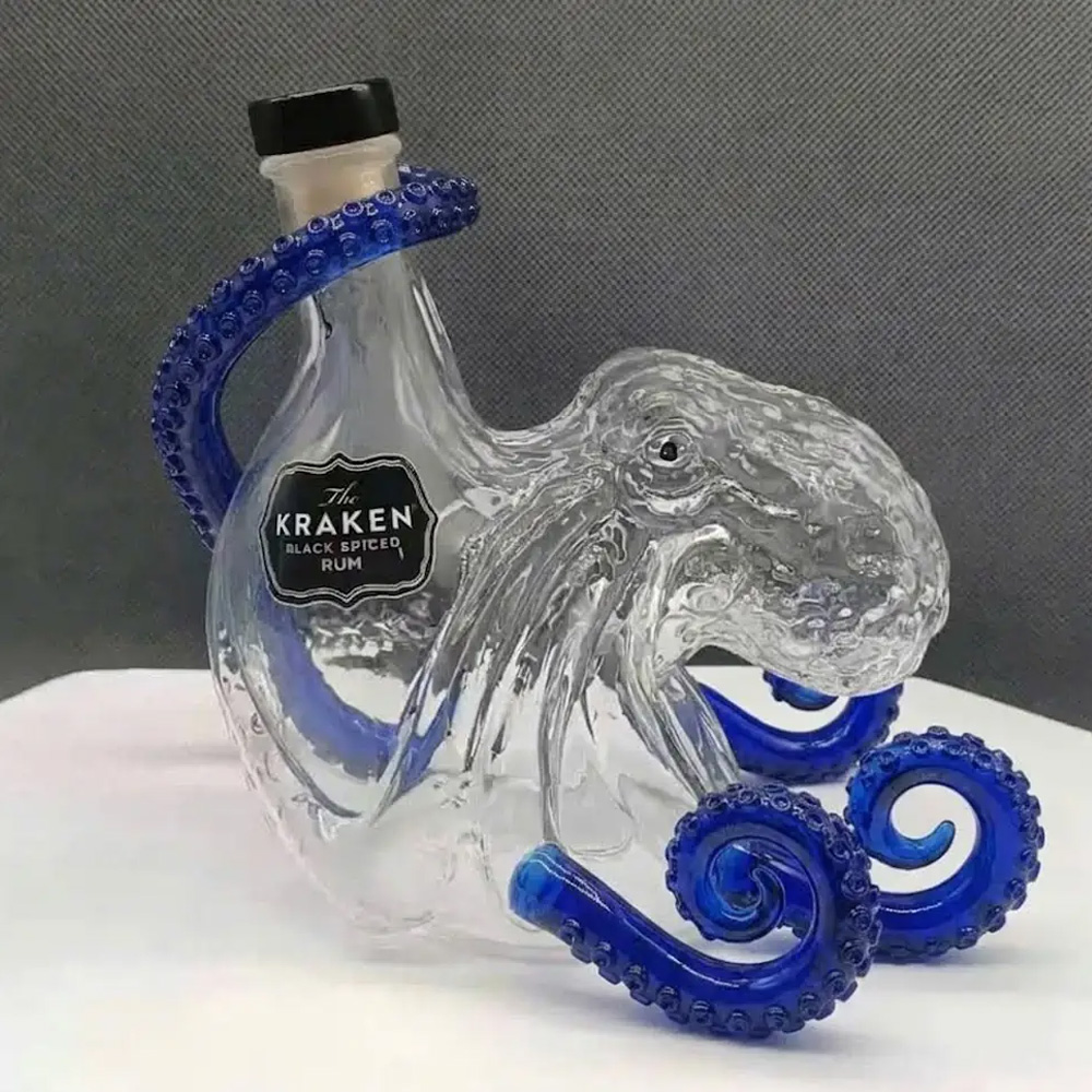 Kraken Octopus Whiskey Decante - Vintage Collectible Glassware incelemesi ve fiyatı