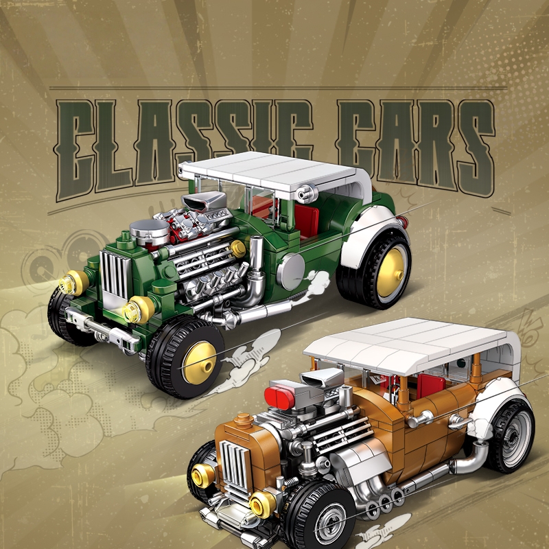 Retro vintage car building blo - Vintage Collectible Toy Cars incelemesi ve fiyatı