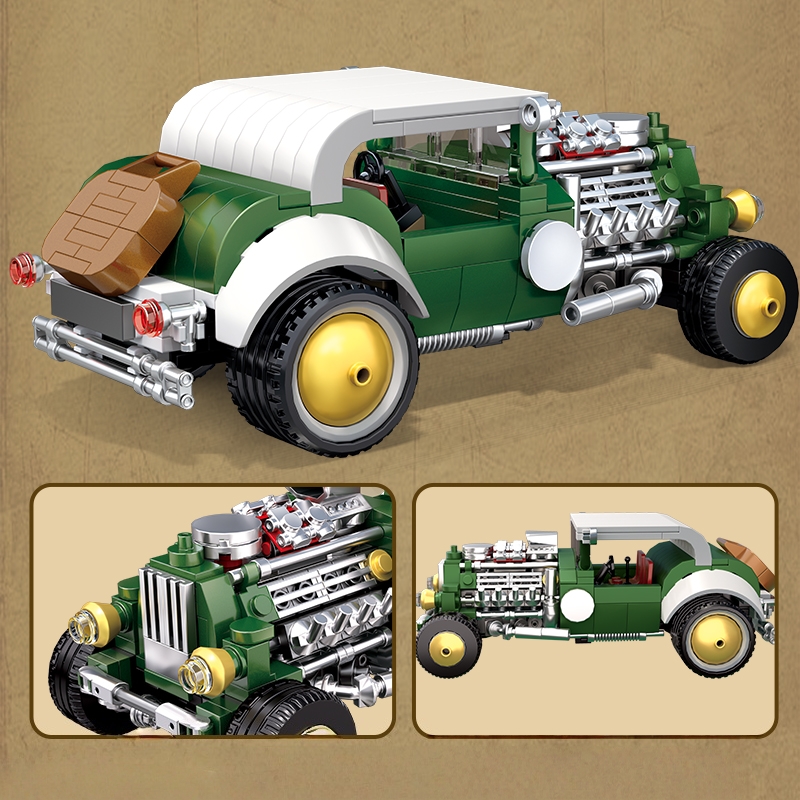 Retro vintage car building blo - Vintage Collectible Toy Cars incelemesi ve fiyatı