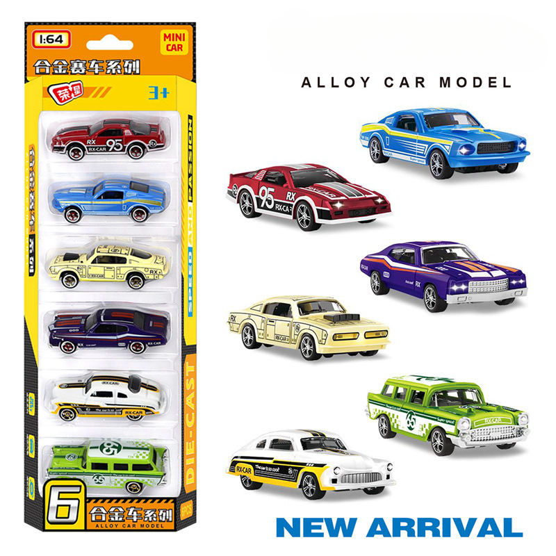 1:64 Alloy retro racing car 6- - Vintage Collectible Toy Cars incelemesi ve fiyatı