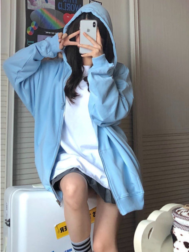 Oversized Hooded Sweatshirts K - Vintage Zip Hoodie incelemesi ve fiyatı