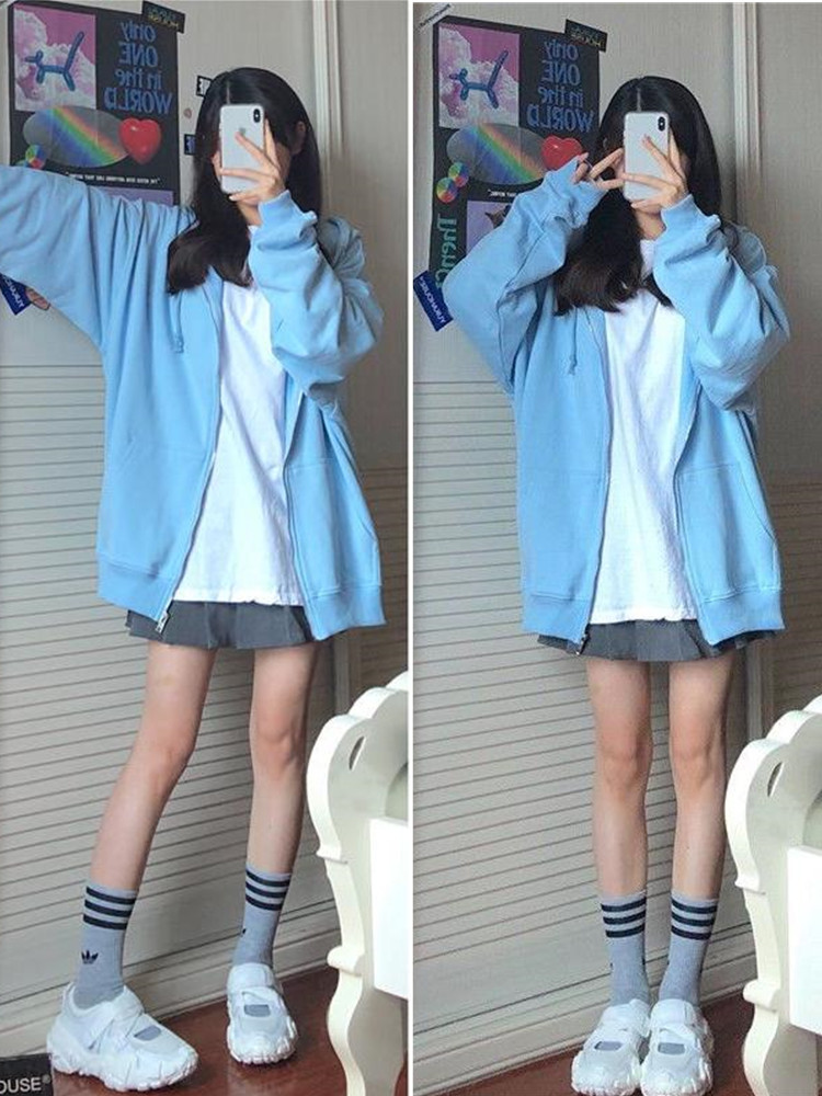 Oversized Hooded Sweatshirts K - Vintage Zip Hoodie incelemesi ve fiyatı