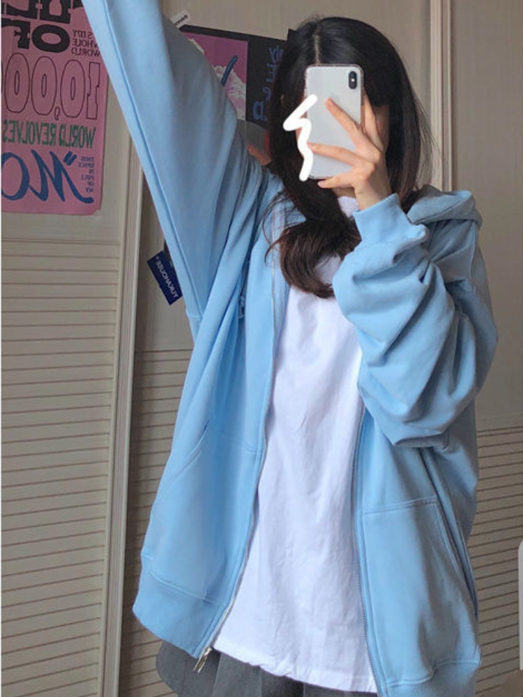 Oversized Hooded Sweatshirts K - Vintage Zip Hoodie incelemesi ve fiyatı