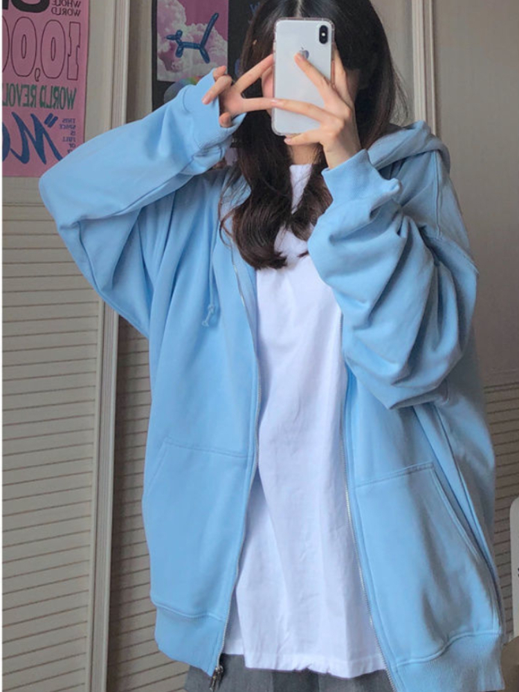 Oversized Hooded Sweatshirts K - Vintage Zip Hoodie incelemesi ve fiyatı