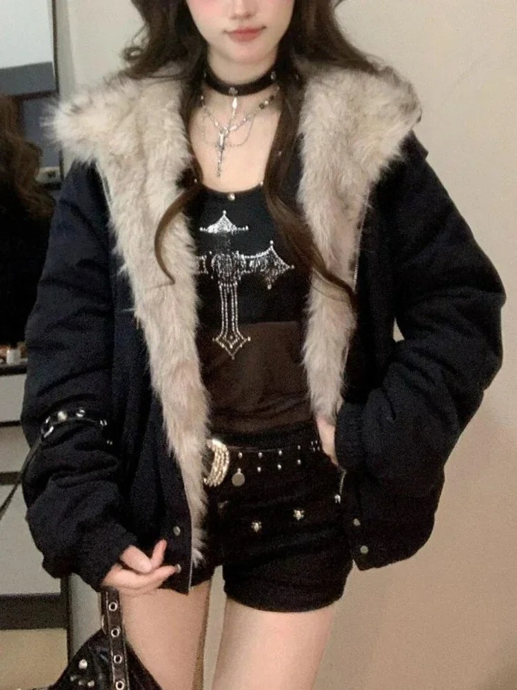 Y2k Gothic Vintage Black Zip U - Vintage Zip Hoodie incelemesi ve fiyatı