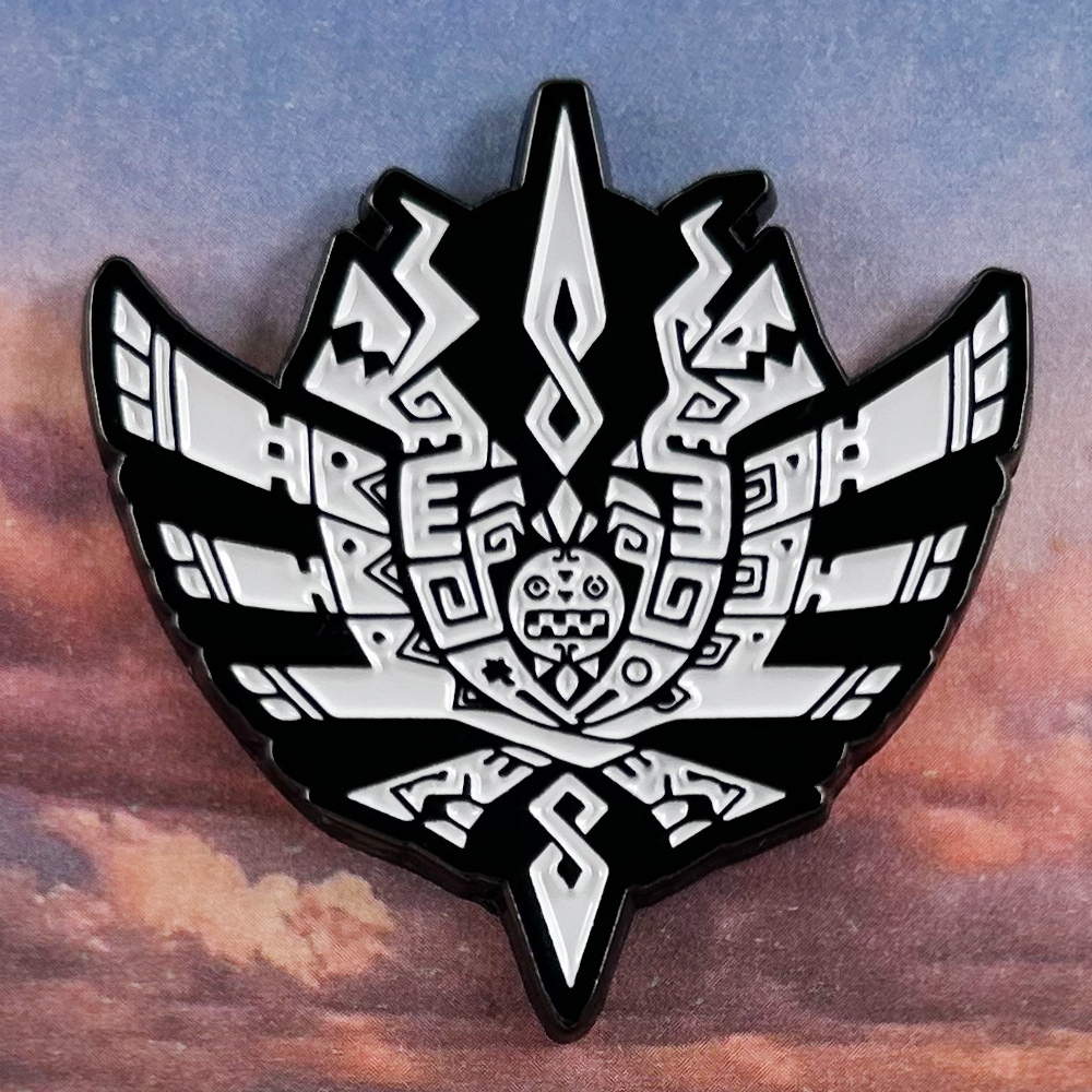 MH4 Monster Hunter-4 Logo Badg - Collectible Vintage Brooches incelemesi ve fiyatı