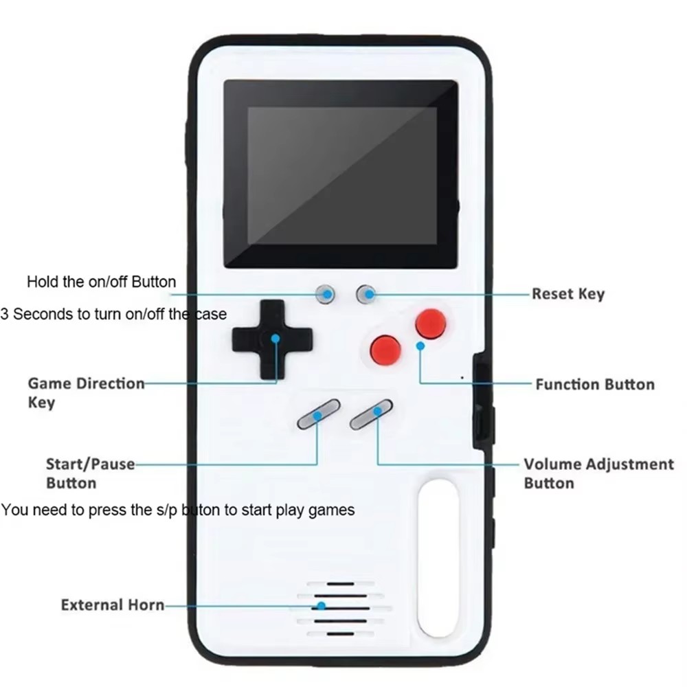 For iPhone 14 16 15 12 13 Pro  - Vintage Game Collection incelemesi ve fiyatı
