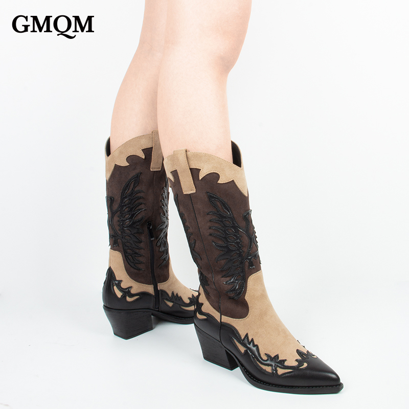 GMQM 2025 Women's Mid Calf Boo - Vintage Zipper incelemesi ve fiyatı