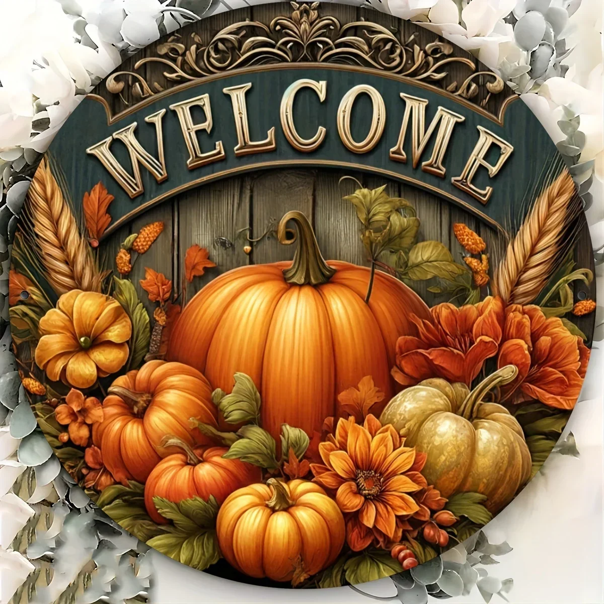 Vintage Rustic Autumn Harvest  - Vintage Collectible Tins incelemesi ve fiyatı