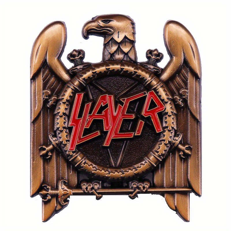 1pc Retro Heavy Metal Band Pop - Collectible Vintage Brooches incelemesi ve fiyatı