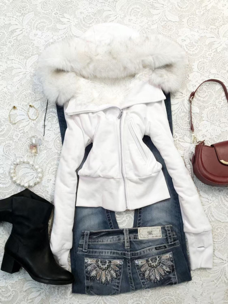 Aesthetic Vintage Slim Hooded  - Vintage Zip Hoodie incelemesi ve fiyatı