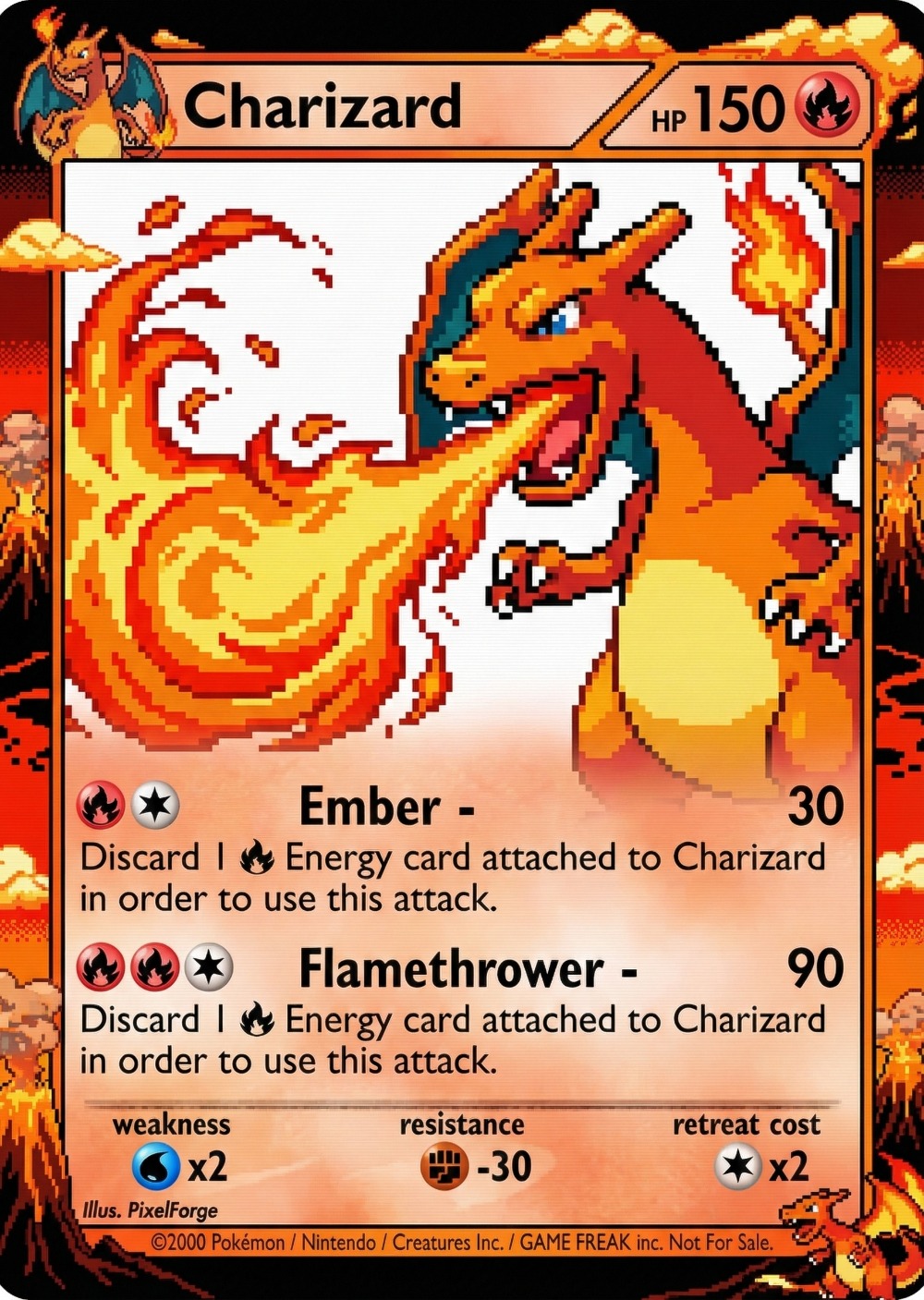5Pcs Pokemon Cards Charizard G - Vintage Game Collection incelemesi ve fiyatı