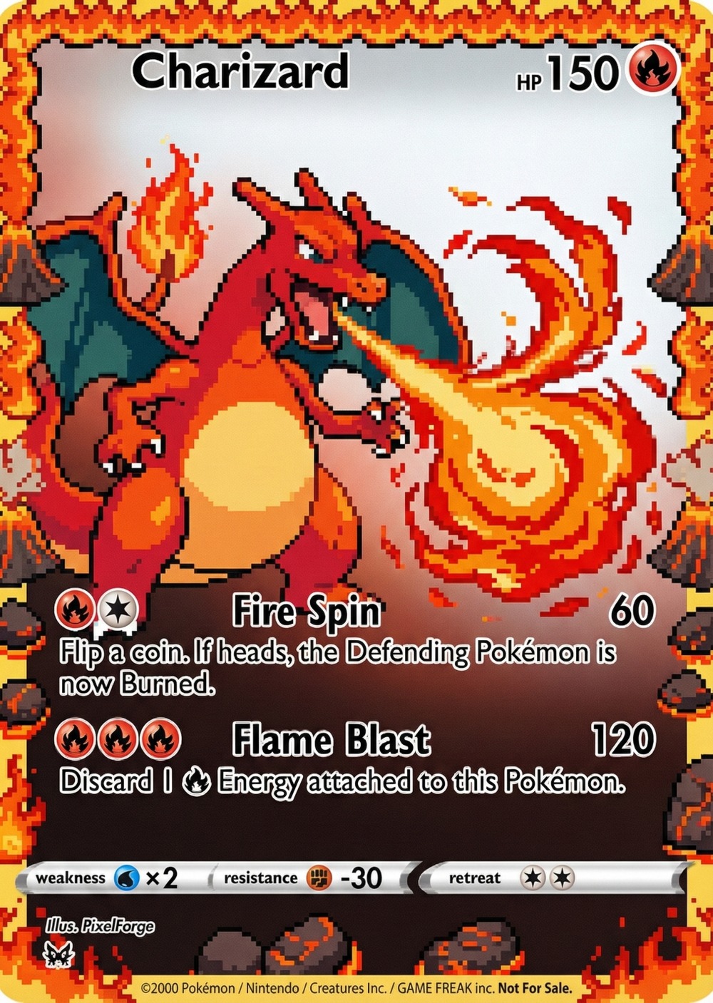5Pcs Pokemon Cards Charizard G - Vintage Game Collection incelemesi ve fiyatı