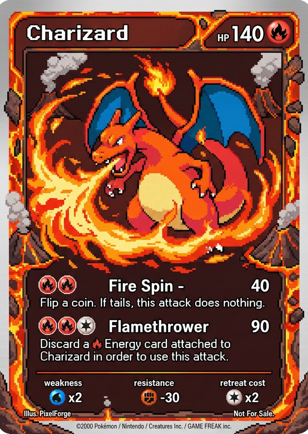 5Pcs Pokemon Cards Charizard G - Vintage Game Collection incelemesi ve fiyatı