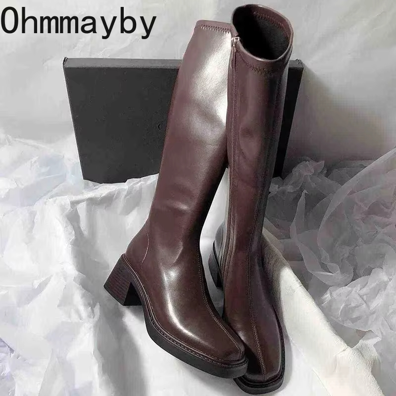 Vintage Thick Heel Women Knee  - Vintage Zipper incelemesi ve fiyatı