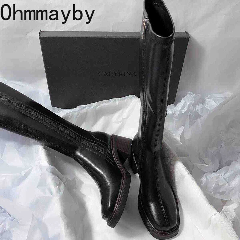 Vintage Thick Heel Women Knee  - Vintage Zipper incelemesi ve fiyatı