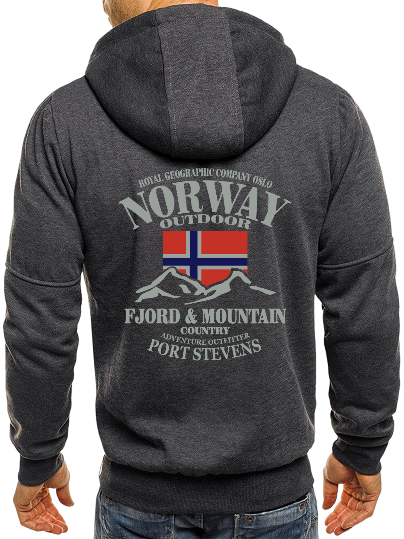 Norway Fjords And Mountains Pr - Vintage Zip Hoodie incelemesi ve fiyatı