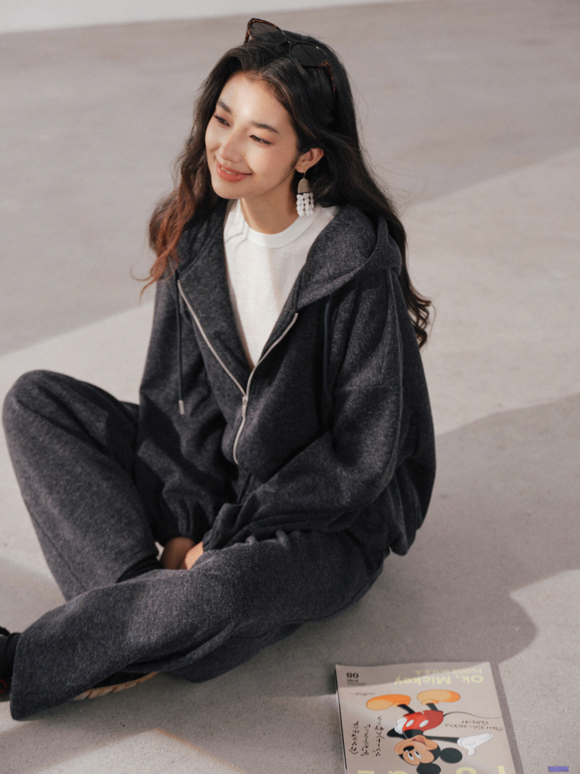 Vintage Loose Fit Hoodie Jacke - Vintage Zip Hoodie incelemesi ve fiyatı