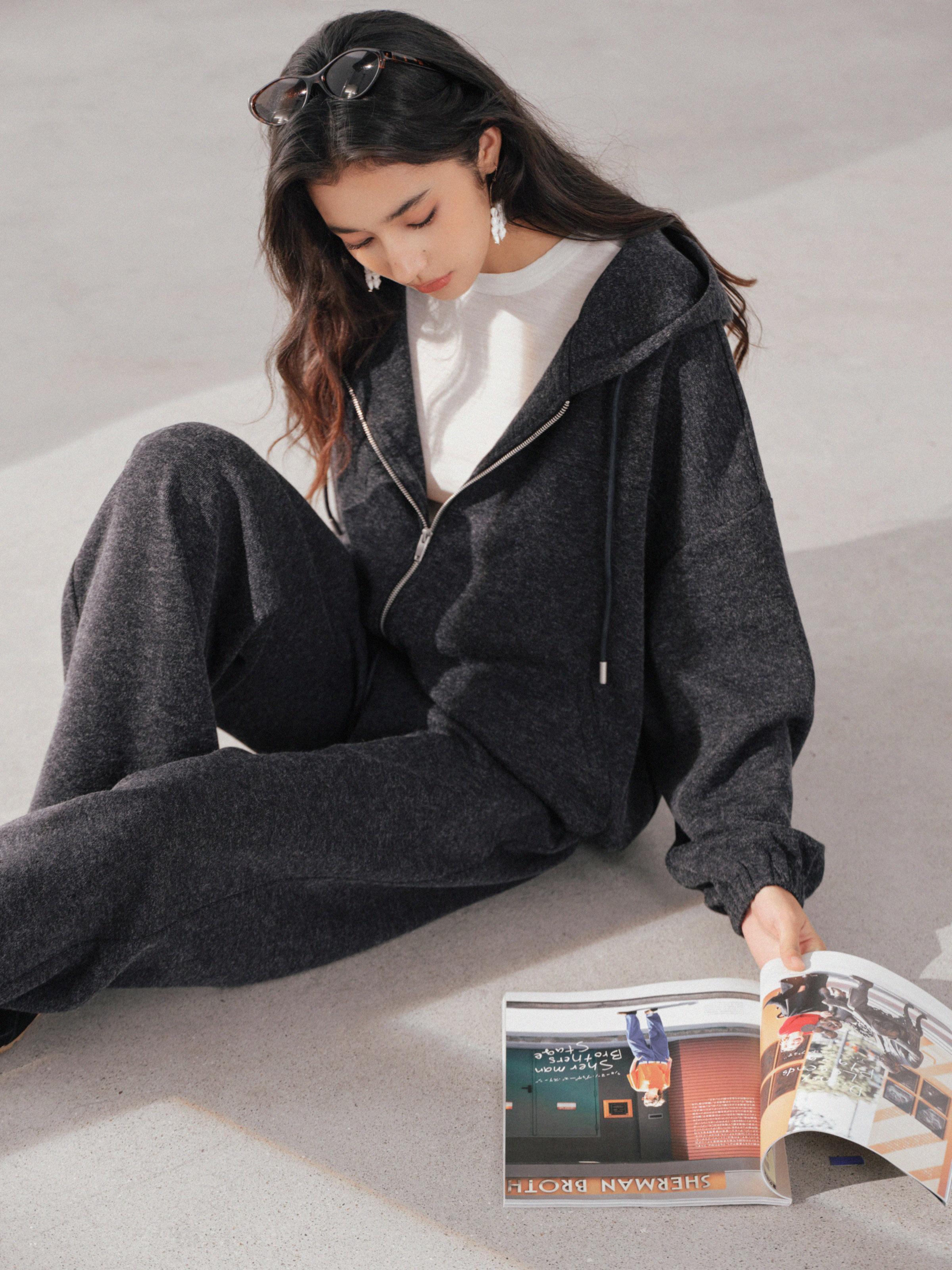 Vintage Loose Fit Hoodie Jacke - Vintage Zip Hoodie incelemesi ve fiyatı