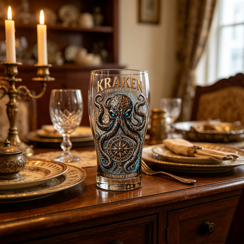 Retro Kraken Octopus Compass G - Vintage Collectible Glassware incelemesi ve fiyatı