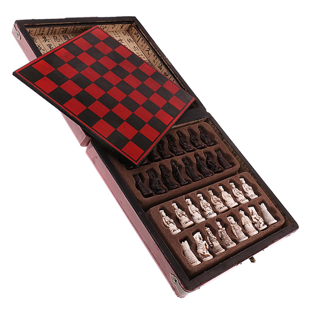 Chinese Chess Set Wooden Minia - Vintage Game Collection incelemesi ve fiyatı