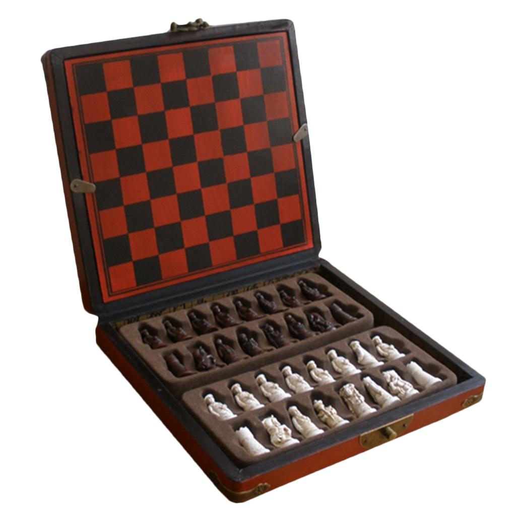 Chinese Chess Set Wooden Minia - Vintage Game Collection incelemesi ve fiyatı