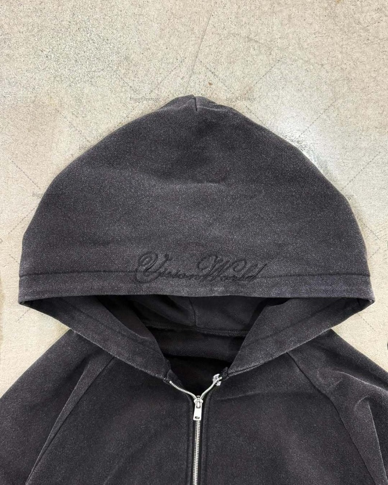Y2K harajuku Gothic Letter Pri - Vintage Zip Hoodie incelemesi ve fiyatı