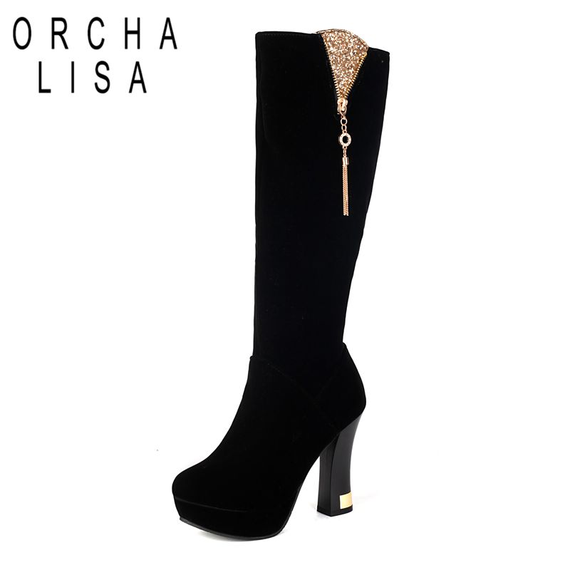 ORCHA LISA Luxury Women Knee H - Vintage Zipper incelemesi ve fiyatı