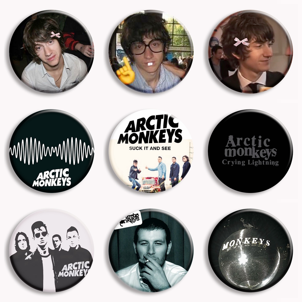Vintage Arctic Monkeys Music B - Collectible Vintage Brooches incelemesi ve fiyatı