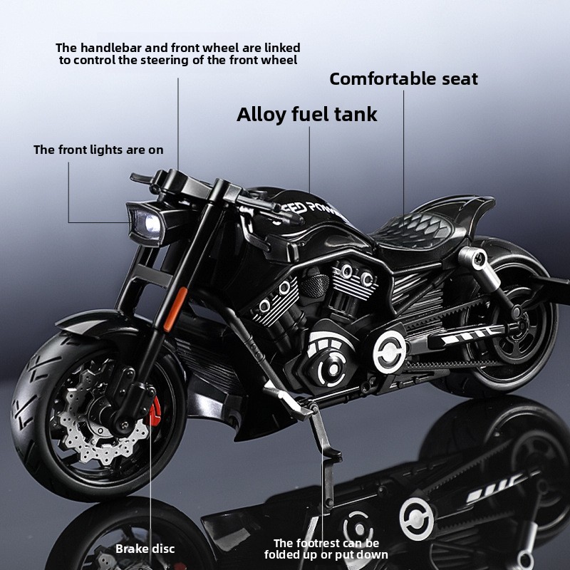 Simulation 1:10 Alloy Harley V - Vintage Collectible Toy Cars incelemesi ve fiyatı