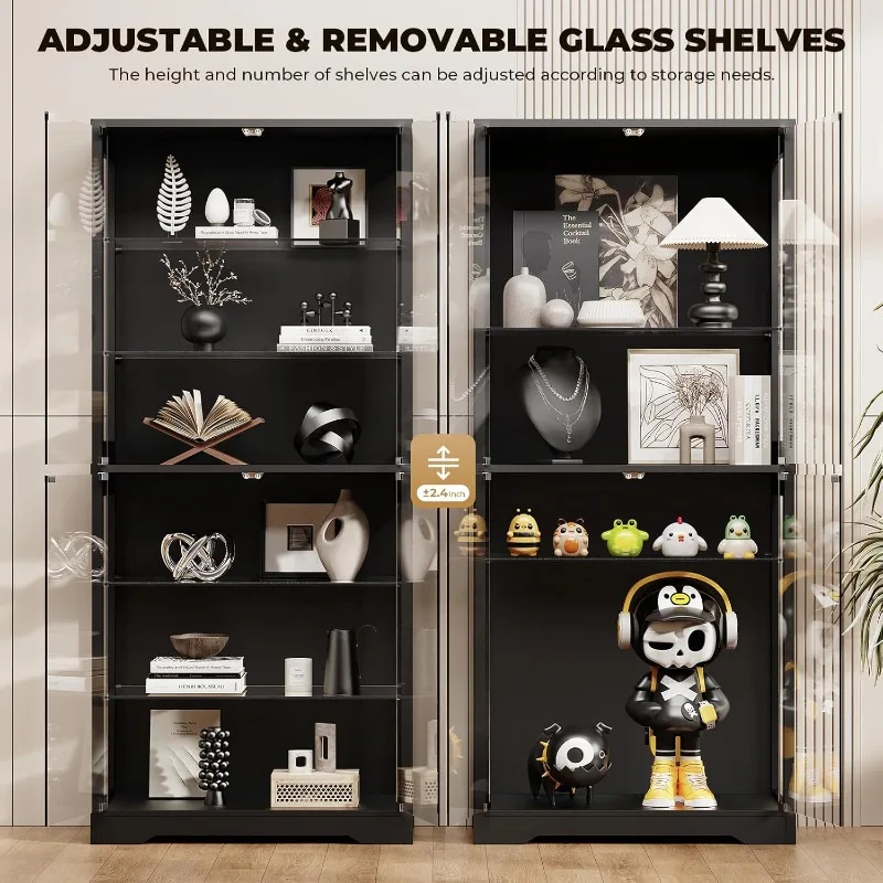 BROTTAR Display Cabinet with G - Collectible & Vintage Dolls For Halloween incelemesi ve fiyatı