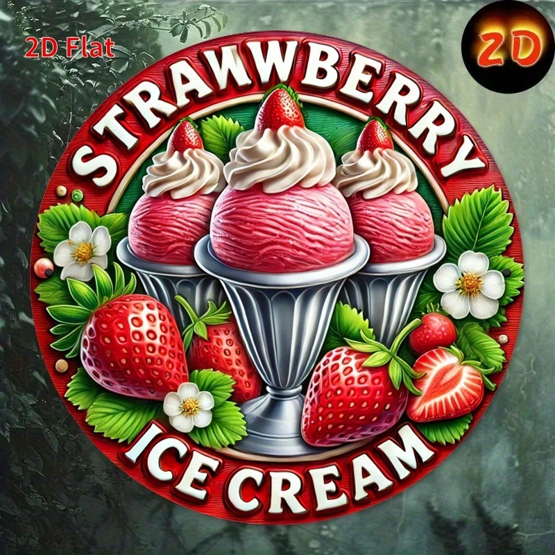 Vintage Retro Strawberry Ice C - Vintage Collectible Tins incelemesi ve fiyatı