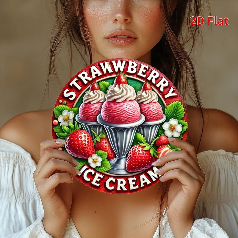 Vintage Retro Strawberry Ice C - Vintage Collectible Tins incelemesi ve fiyatı