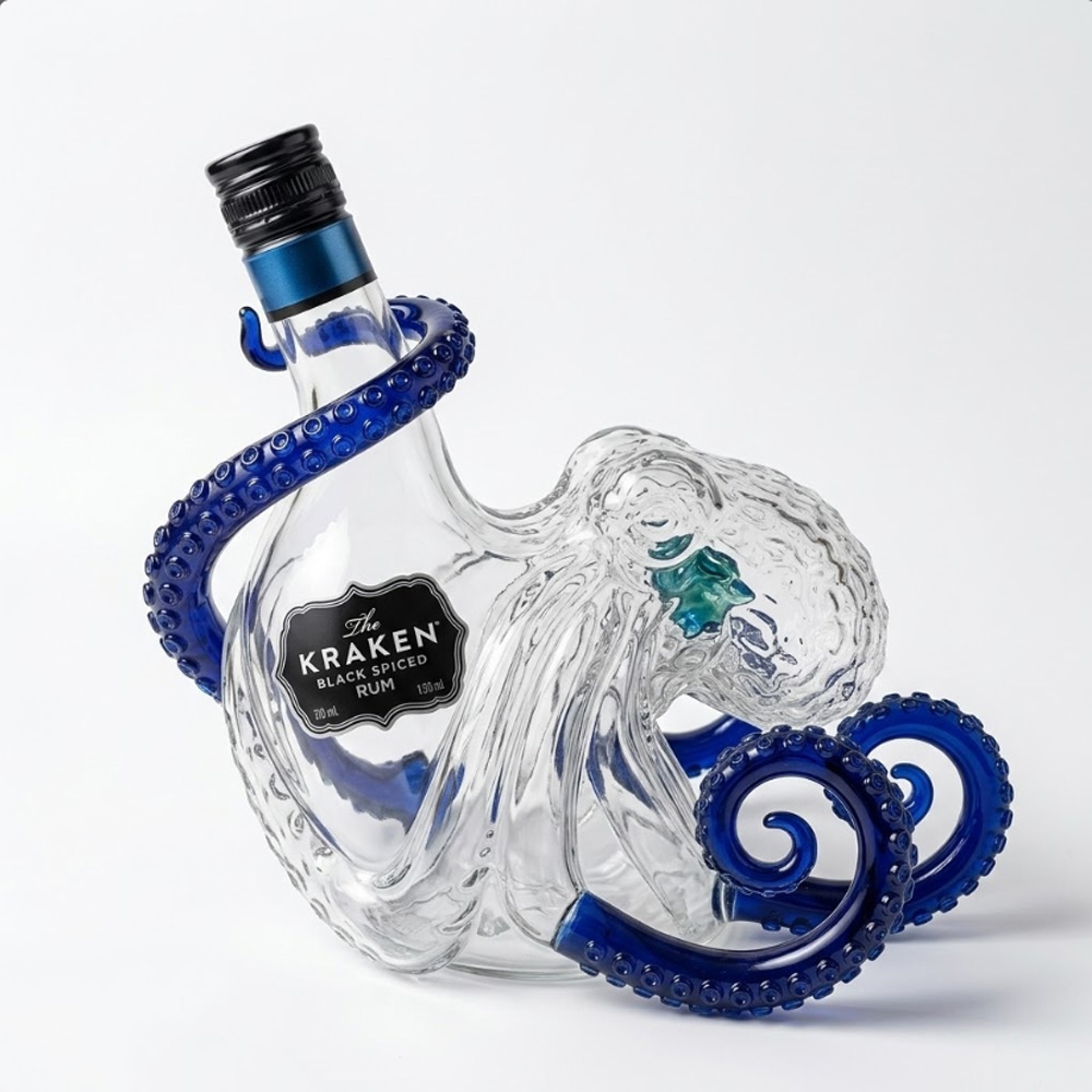 Vintage Kraken Octopus Whiskey - Vintage Collectible Glassware incelemesi ve fiyatı