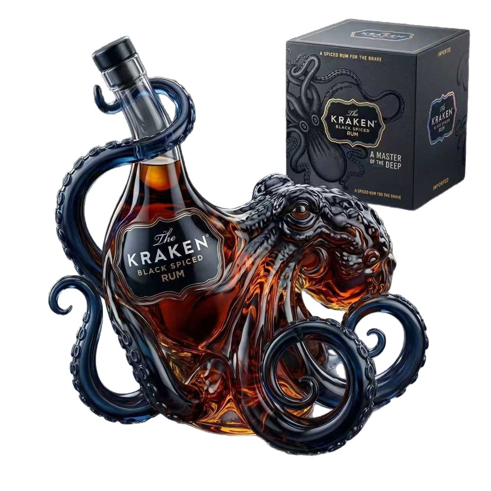 Vintage Kraken Octopus Whiskey - Vintage Collectible Glassware incelemesi ve fiyatı