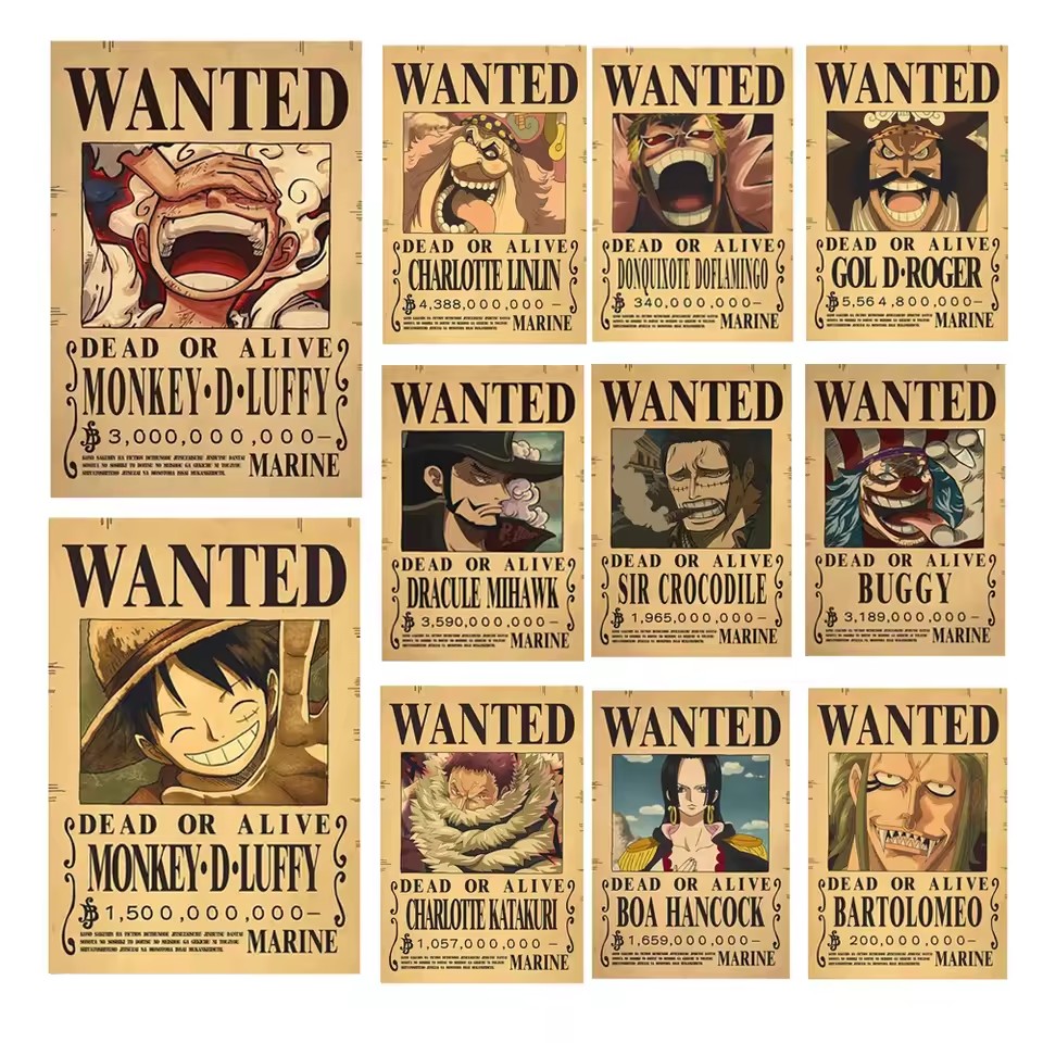 Anime One Piece Bounty Wanted  - Vintage Game Collection incelemesi ve fiyatı