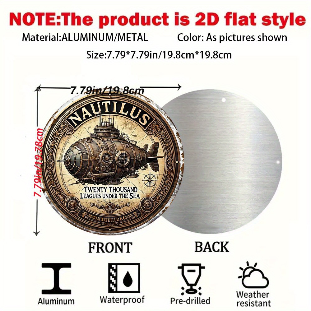 Vintage Nautilus Submarine Wal - Vintage Collectible Tins incelemesi ve fiyatı