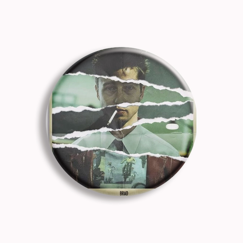 Retro Classic Movie Fight Club - Collectible Vintage Brooches incelemesi ve fiyatı