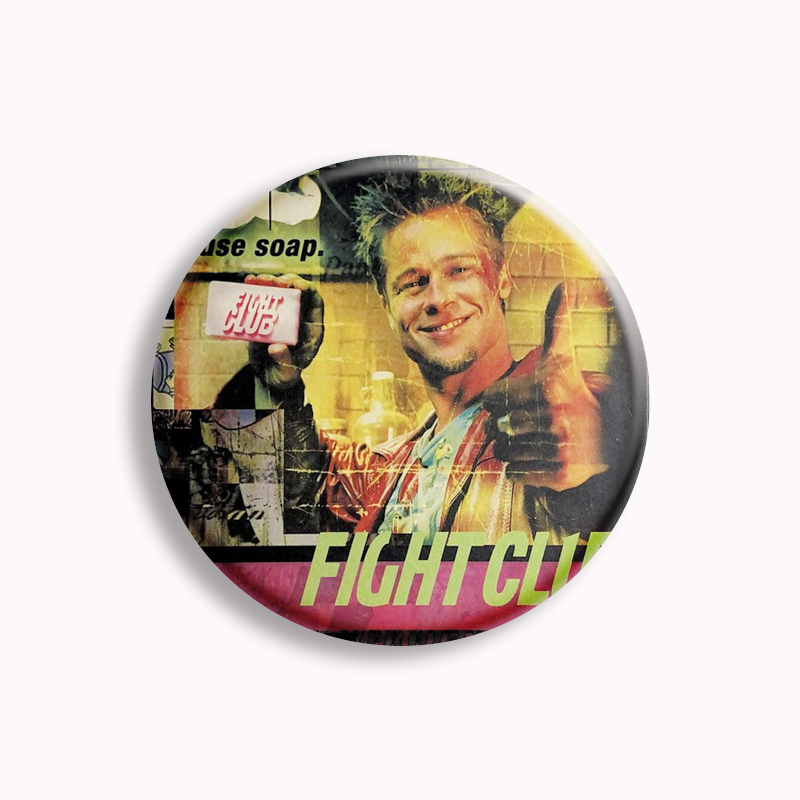 Retro Classic Movie Fight Club - Collectible Vintage Brooches incelemesi ve fiyatı