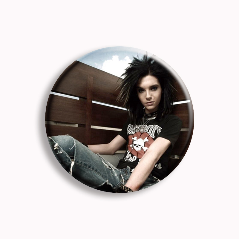 Rock Band Tokio Hotel Kaulitz  - Collectible Vintage Brooches incelemesi ve fiyatı