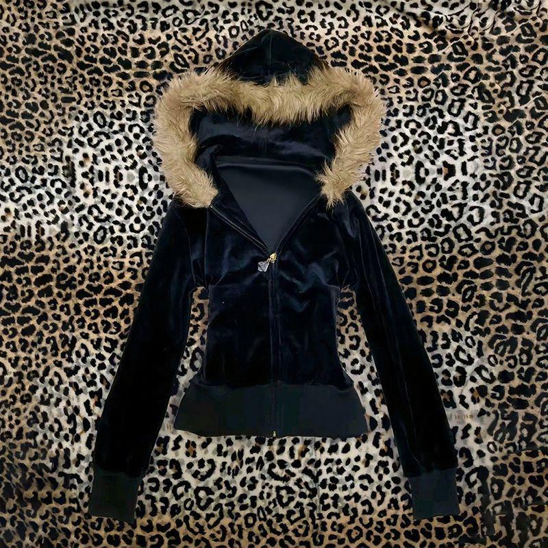 Hoodie Coat Women Punk Hooded  - Vintage Zip Hoodie incelemesi ve fiyatı