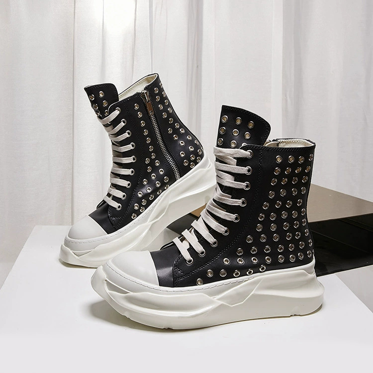 Vintage Men Shoes High-TOP Pla - Vintage Zipper incelemesi ve fiyatı