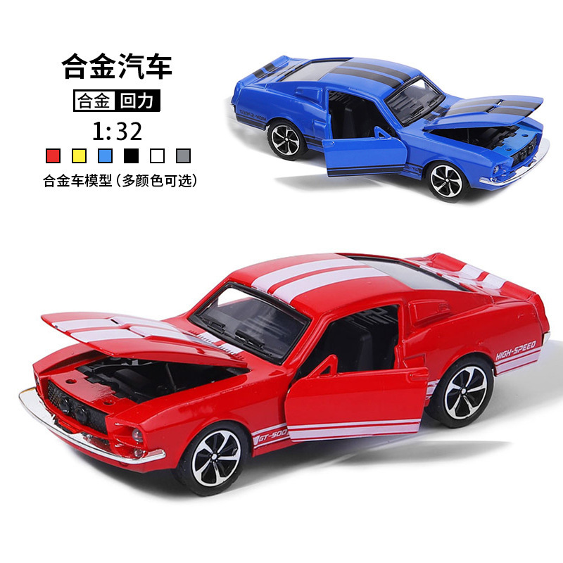 1:32 Diecast Alloy Ford Mustan - Vintage Collectible Toy Cars incelemesi ve fiyatı