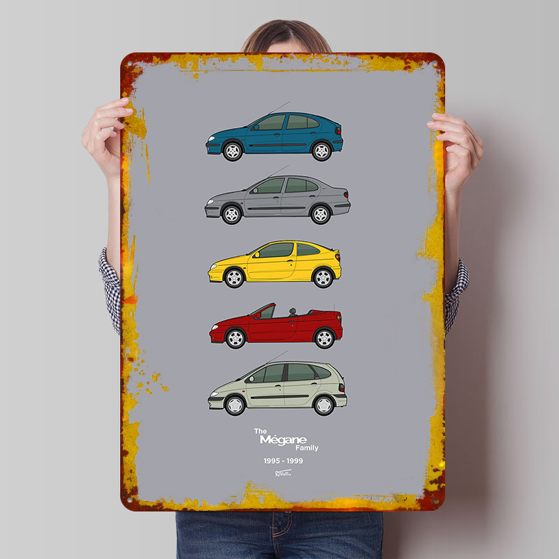 Sports Car Megane Collection 1 - Vintage Collectible Tins incelemesi ve fiyatı